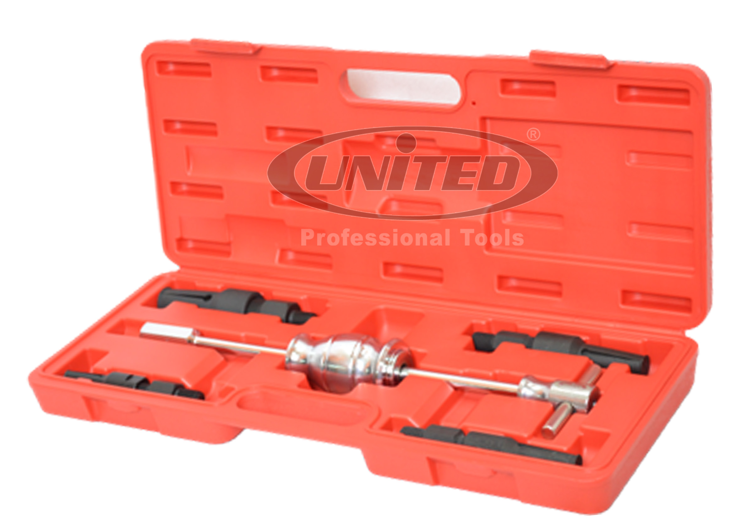 Professional Blind Hole Bearing Puller Set 5 PCS Kit with Slide